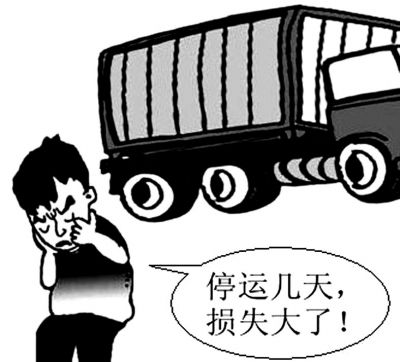 貨車停運損失評估